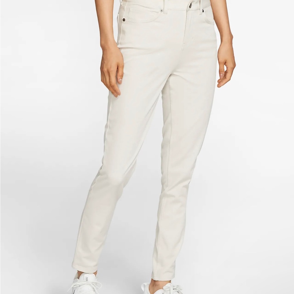 Dry fit Nike beige golf pants slim fit size 4